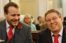 1 Jamie and his best man await the bride&#39;s arrival.